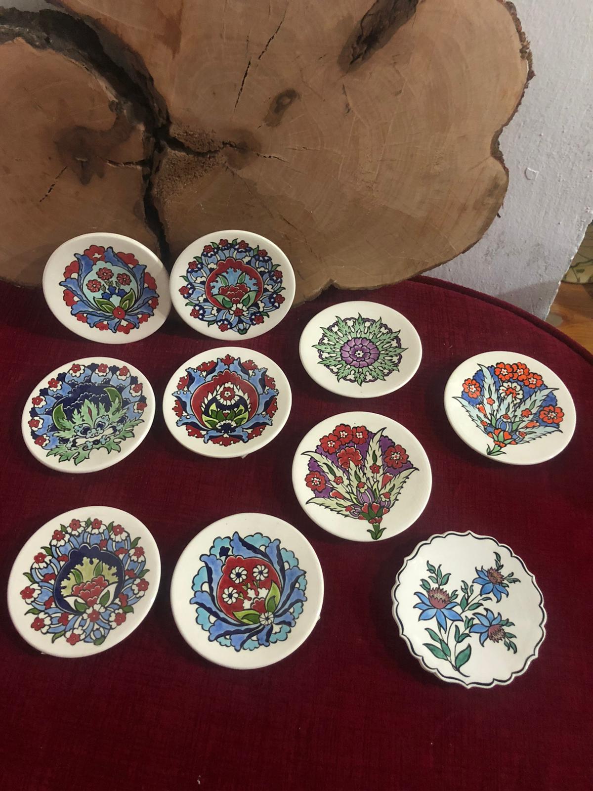 Handmade Cini Plate Set of 10
