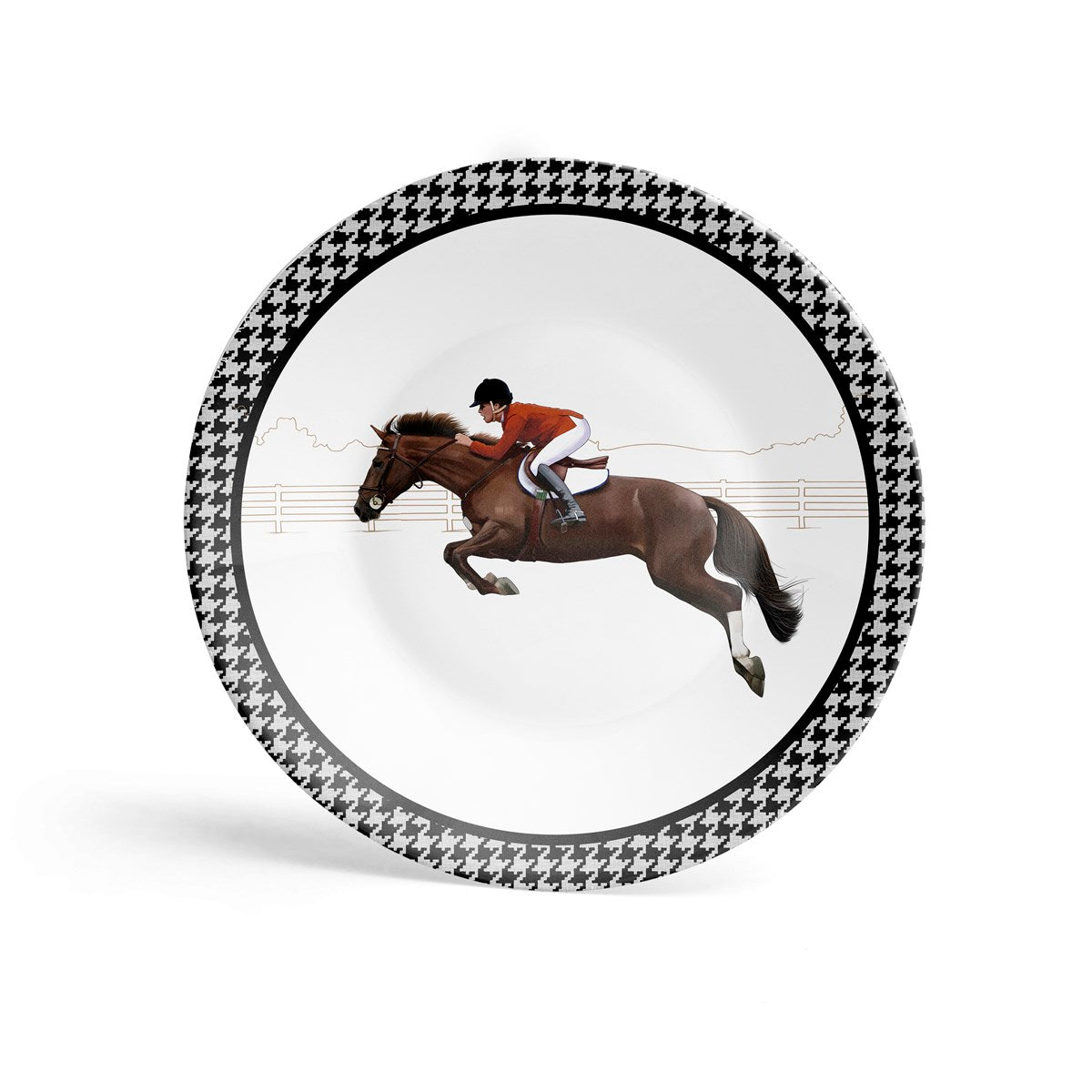 Equestrian Porcelain Plate