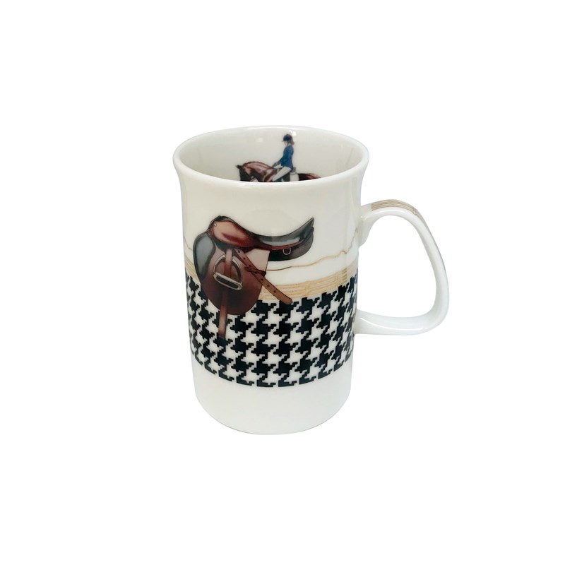 Equestrian Porcelain Coffee Mug