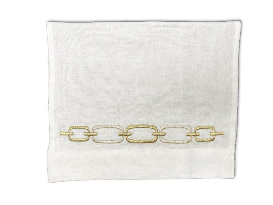 Chain Linen Towel