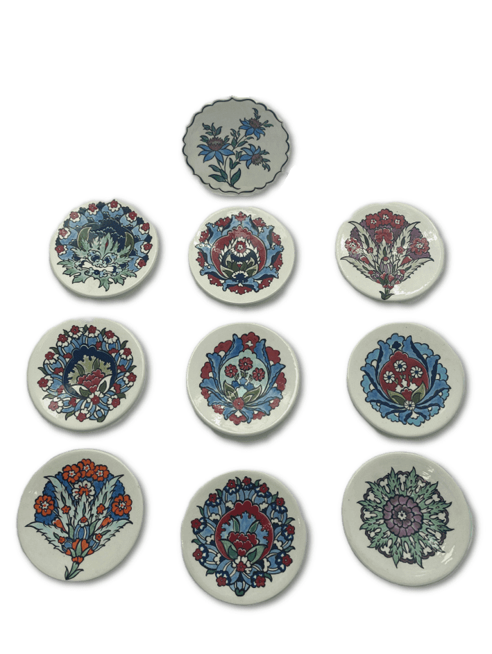 Handmade Cini Plate Set of 10