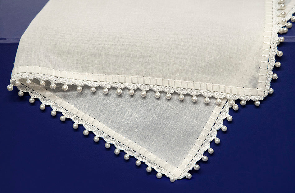Real Pearl Handmade Linen Placemats